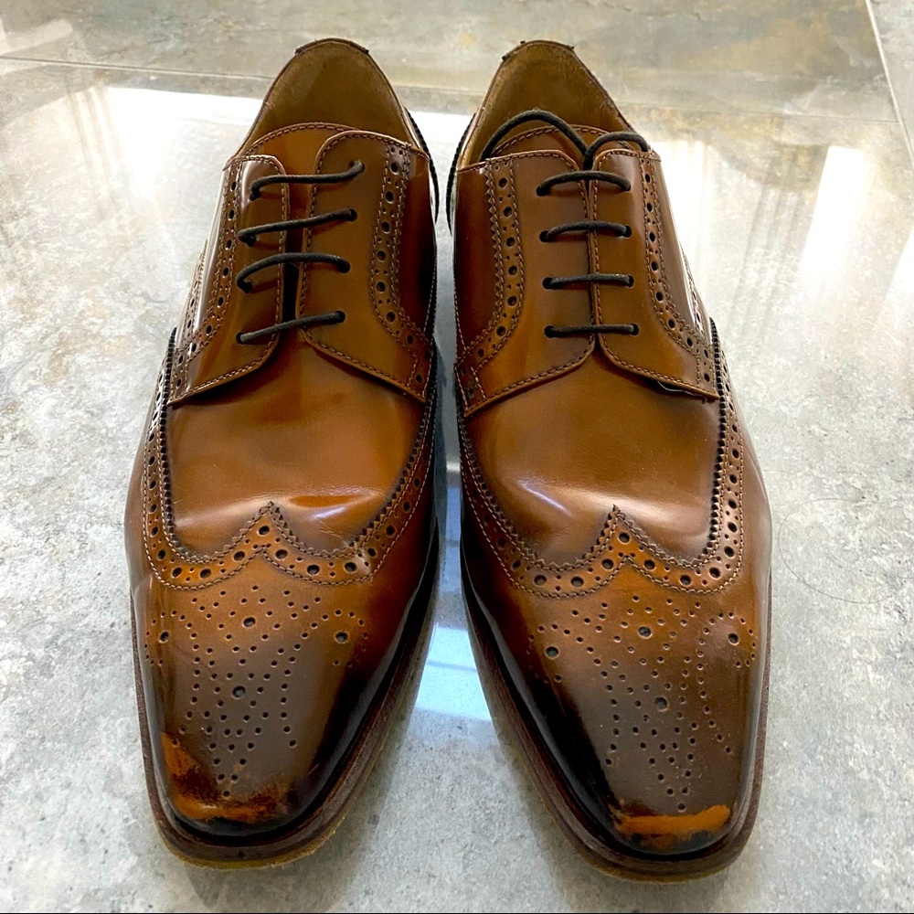 Giovacchini 9 1/2 Derby dress shoes.